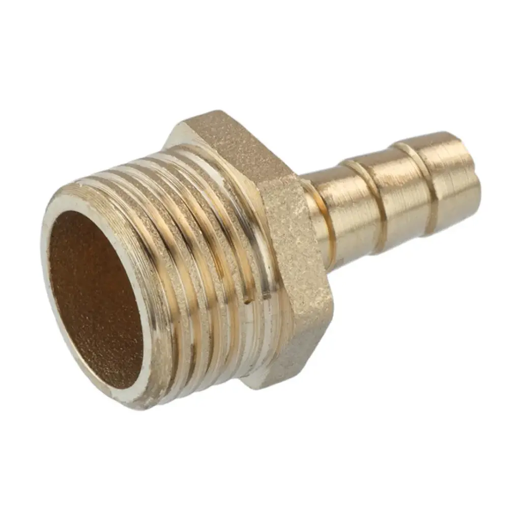 [CV029098] Штуцер латунь LexLine УК0008-2 D=10 (1/2" З) (25x150)