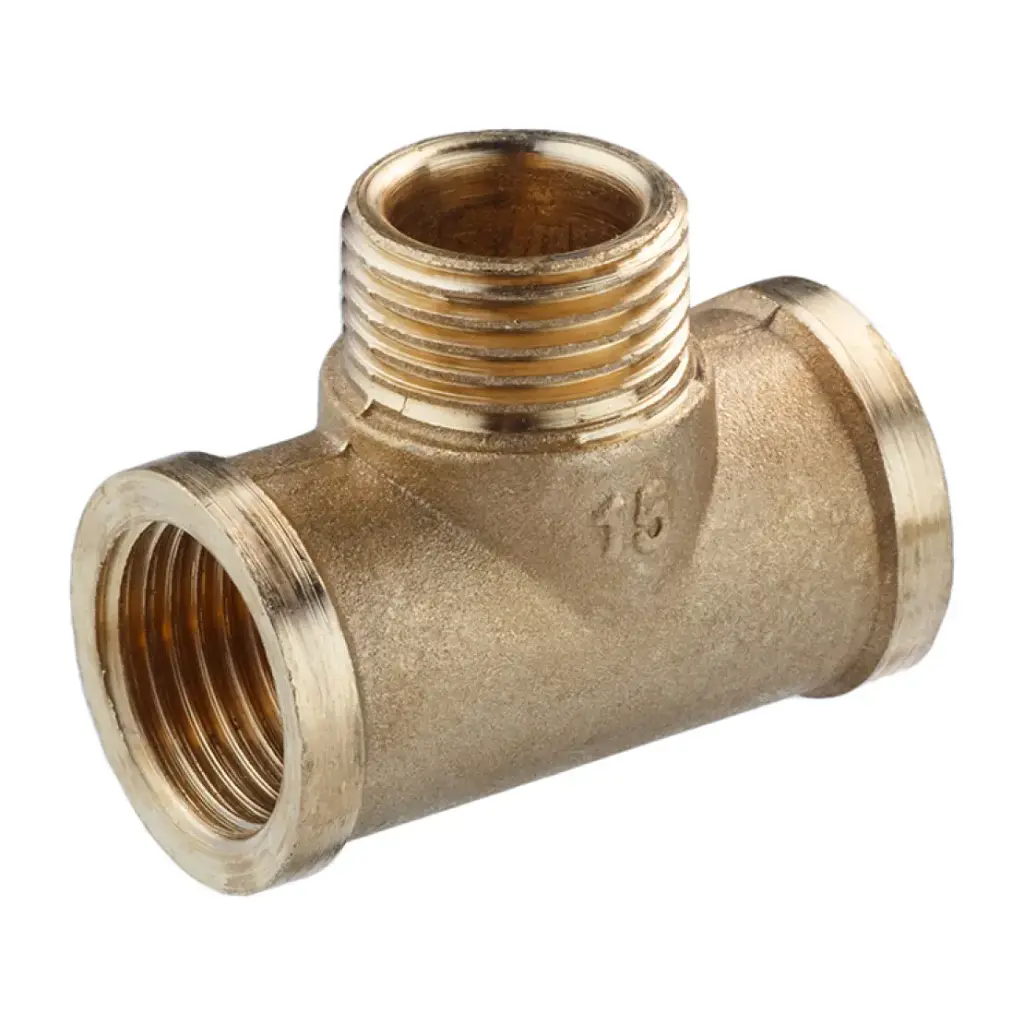 [CV011238] Трійник посилений LexLine 1/2" ВЗВ УК0211-В латунний