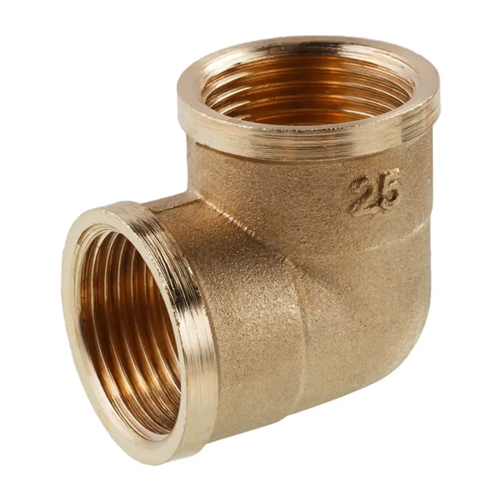 [CV016005] Кутник посилений LexLine 1" ВВ УК0128-В латунний