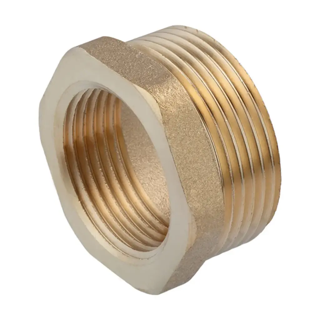 [CV013086] Футорка посилена LexLine 1 1/4"х1/2" ЗВ УК0710-В латунна