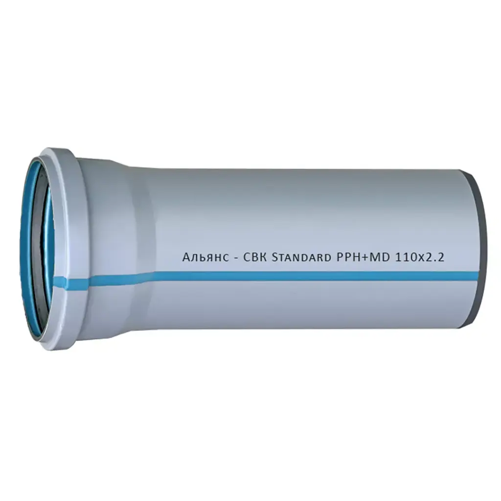 [1044813] Труба СВК-Альянс ПП 110*2,2* 500 Standart синя {20}