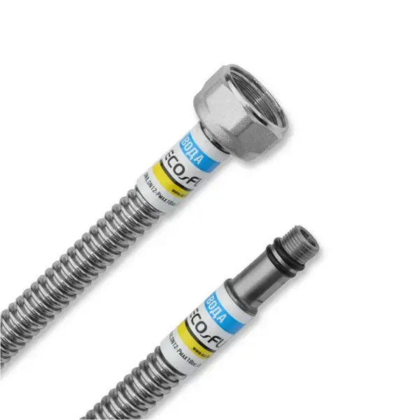 [1024971] ECO-FLEX Підведення до змішувача М10*1/2'' 0,8м
