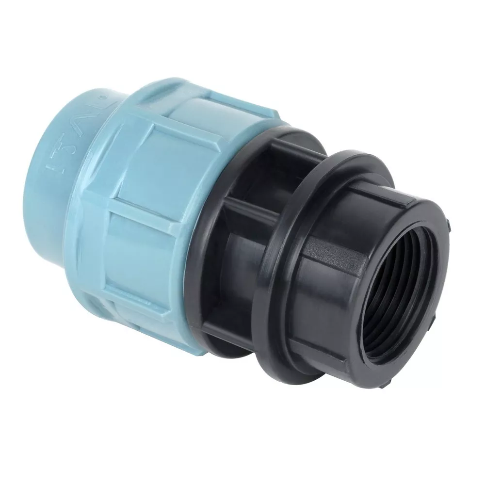 [1002623] Муфта ПЕ з внутрішньою різьбою ITAL 32 мм x 3/4"