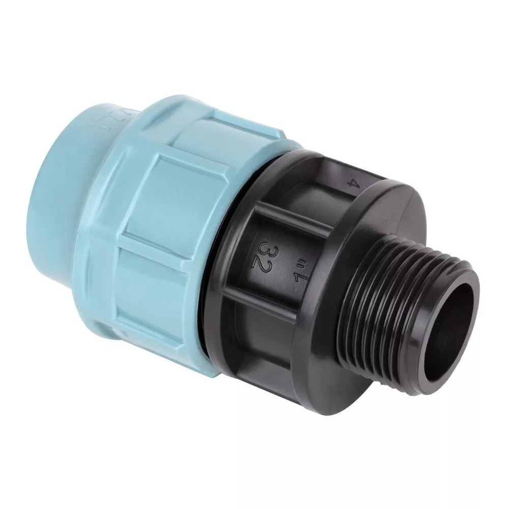 [1002643] Муфта ПЕ із зовнішньою різьбою ITAL 20 мм х 1/2"