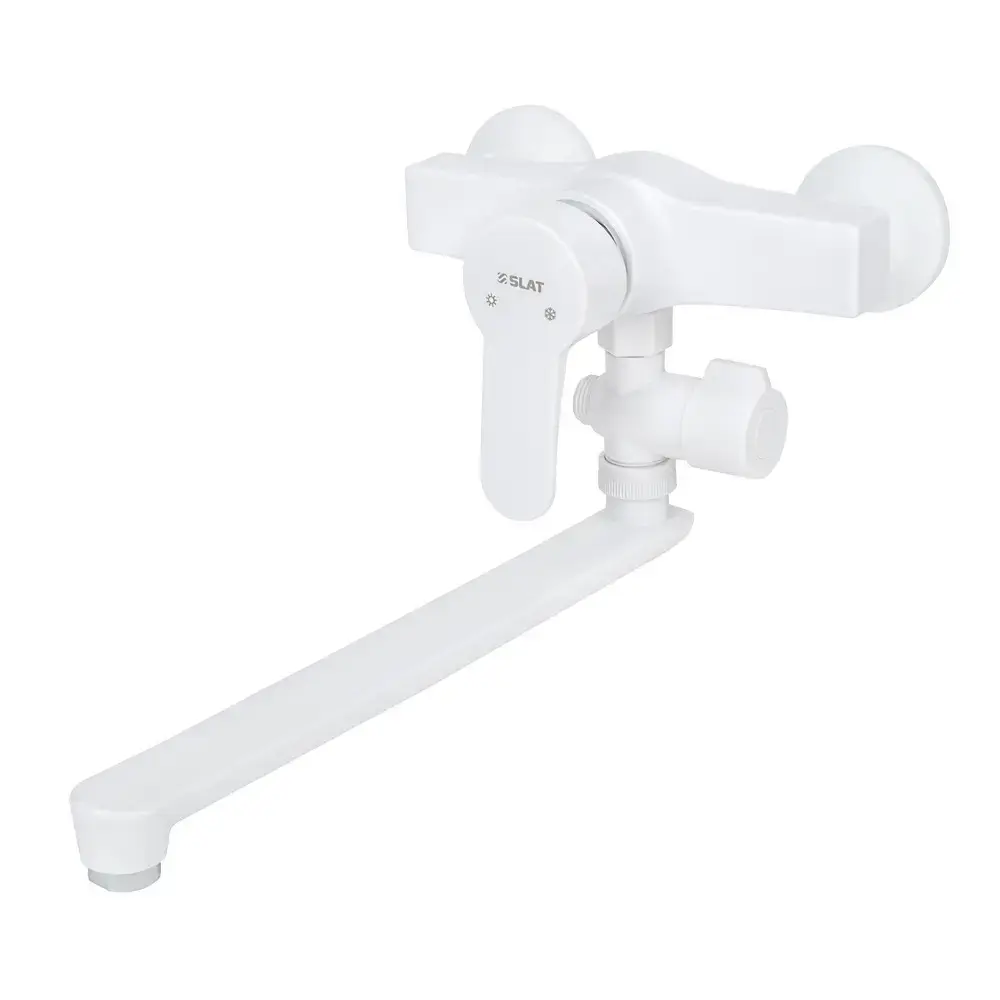 [1038724] Змішувач для ванни SLAT SLT-C006W, білий