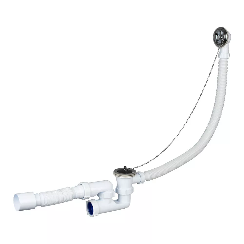 [1003922] Р0110 ванна "Регульований" нерж.випуск+перелив, ревізія, гофротруба 40*40/50 {16}