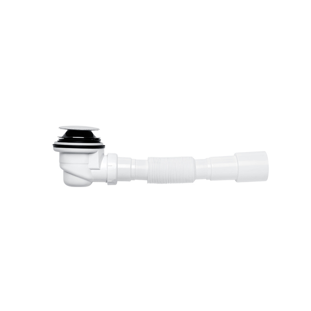 [CV009857] Сифон для душового піддона KronoPlast 1 1/2''х65 мм з системою Сlick-Сlack SG09100033