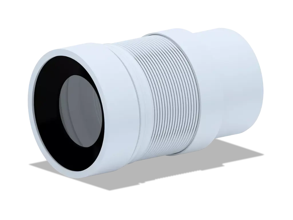 [1006858] Подовжувач гнучкий для унітазу ANI-plast K821 випуск Ø110 мм (190-370 мм)