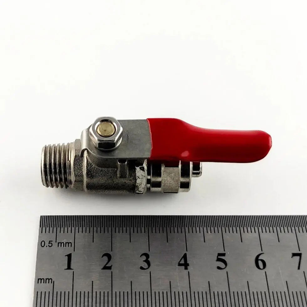 [Ra480] BV-3BC Кульовий вентиль (різьба зовнішня 1/4" - цанга 3/8") 