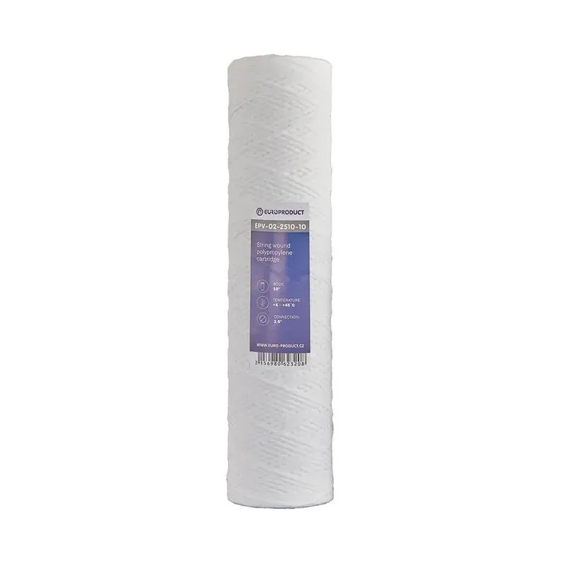 [EP6232] EUROPRODUCT EPV-02-2510-10 Картридж із поліпропіленової нитки PP10 2,5"x10" (EP6232)